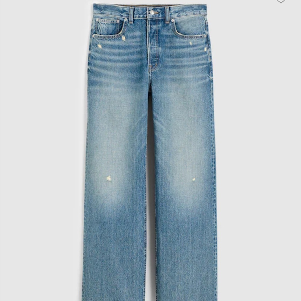 Madewell The Petite Low-Slung Baggy Jean